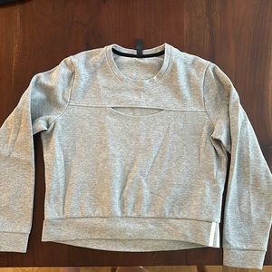 Adidas sweatshirt with front cutout detail